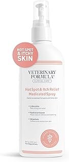 Veterinary Formula Clinical Care Hot Spot & Itch Relief Medicated Spray 8 oz, White, (GI01340)