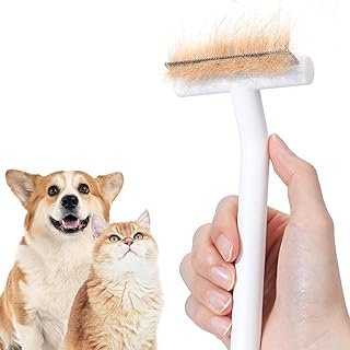 aumuca Pet Deshedding Tools For Short Haired Cats & Dogs, Dematting Deshedding Brush Cats Shedding Tool, Dog Undercoat Bru...