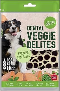It's Treat Time Veggie Delites Training Mini Bites, 100G, Dental Treat, 100% Grain Free, Real Sweet Potato, Meat Free, 10...